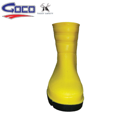 M985 - Goco Yellow Boot Kasut PVC Rubber Rain Boot Waterproof Anti-Slip Heat Resistant Oil Resistant Kasut Getah