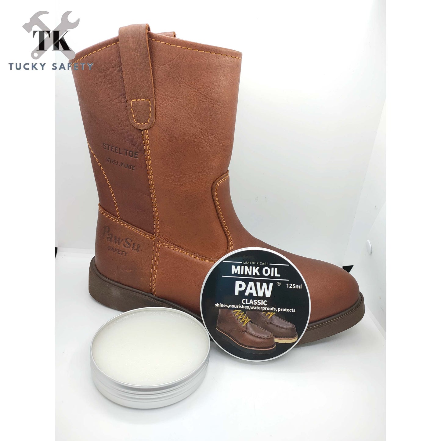 PAW MINK OIL & SHOE BRUSH