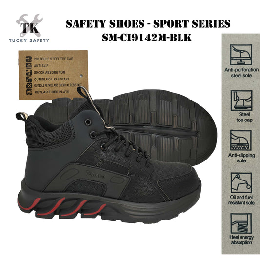 SM-CI9142M-BLK SERIES Safety Shoes Sport Series Safety Protection Work Shoes Comfortable Sport Shoes Safety Shoes