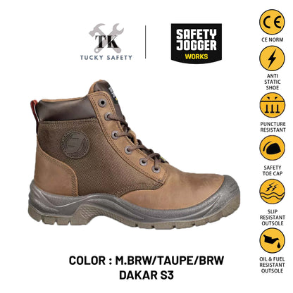 DAKAR S3 [ SAFETY JOGGER ] Fashionable safety shoe with extraordinary technical features safety boot