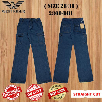 2800-DBL TK SIZE 28-48 SELUAR CARGO KERJA KAIN TEBAL POKET TEPI LELAKI / MEN'S WORKING CARGO PANTS