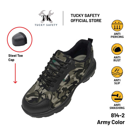 814 Series - Ultra Light Safety Shoe Men Steel Toe Cap Anti-smashing Light Weight Sport Safety Shoes Work Shoe