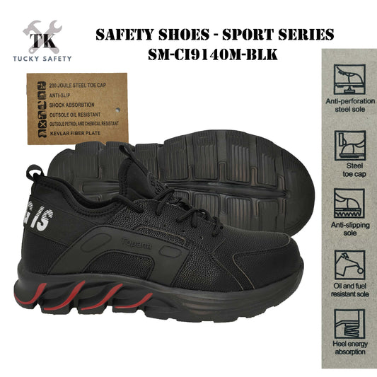 SM-CI9140M-BLK SERIES Safety Shoes Sport Series Safety Protection Work Shoes Comfortable Sport Shoes Safety Shoes