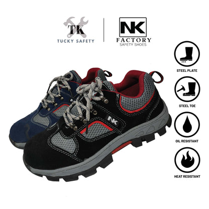 NK SAFETY SHOES STEEL TOE CAP SPORTY SAFETY SHOES STEEL PLATE NK-803 SERIES 803 SERIES