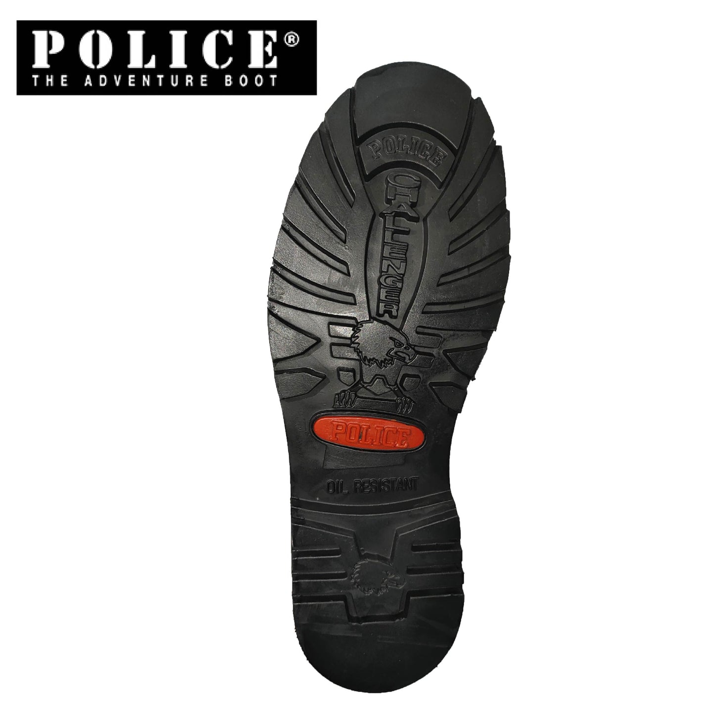 9123 Series POLICE SAFETY BOOT 9123-A23P / 9123-K78P [ KULIT TEBAL SAFETY BOOT ]