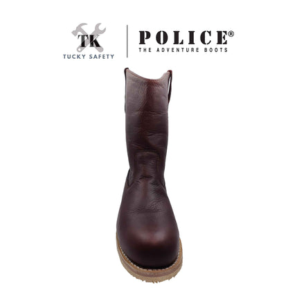 91494-K75LW POLICE MEN SAFETY BOOT / MEN'S HEAVY DUTY SAFETY BOOT / KASUT KERJA SAFETY BOOT LELAKI