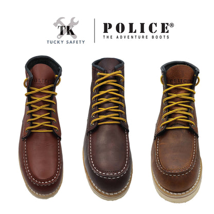 91594 SERIES POLICE MEN SAFETY BOOT / MEN'S HEAVY DUTY SAFETY BOOT / KASUT KERJA SAFETY BOOT LELAKI