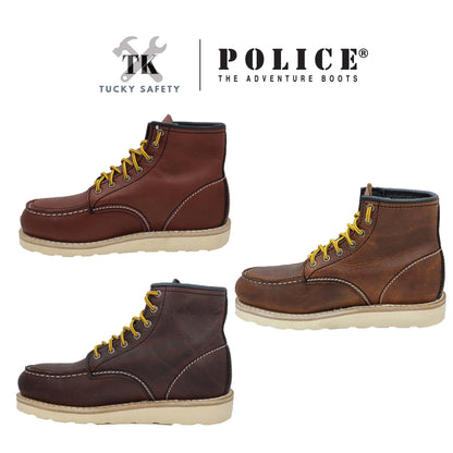 91594 SERIES POLICE MEN SAFETY BOOT / MEN'S HEAVY DUTY SAFETY BOOT / KASUT KERJA SAFETY BOOT LELAKI