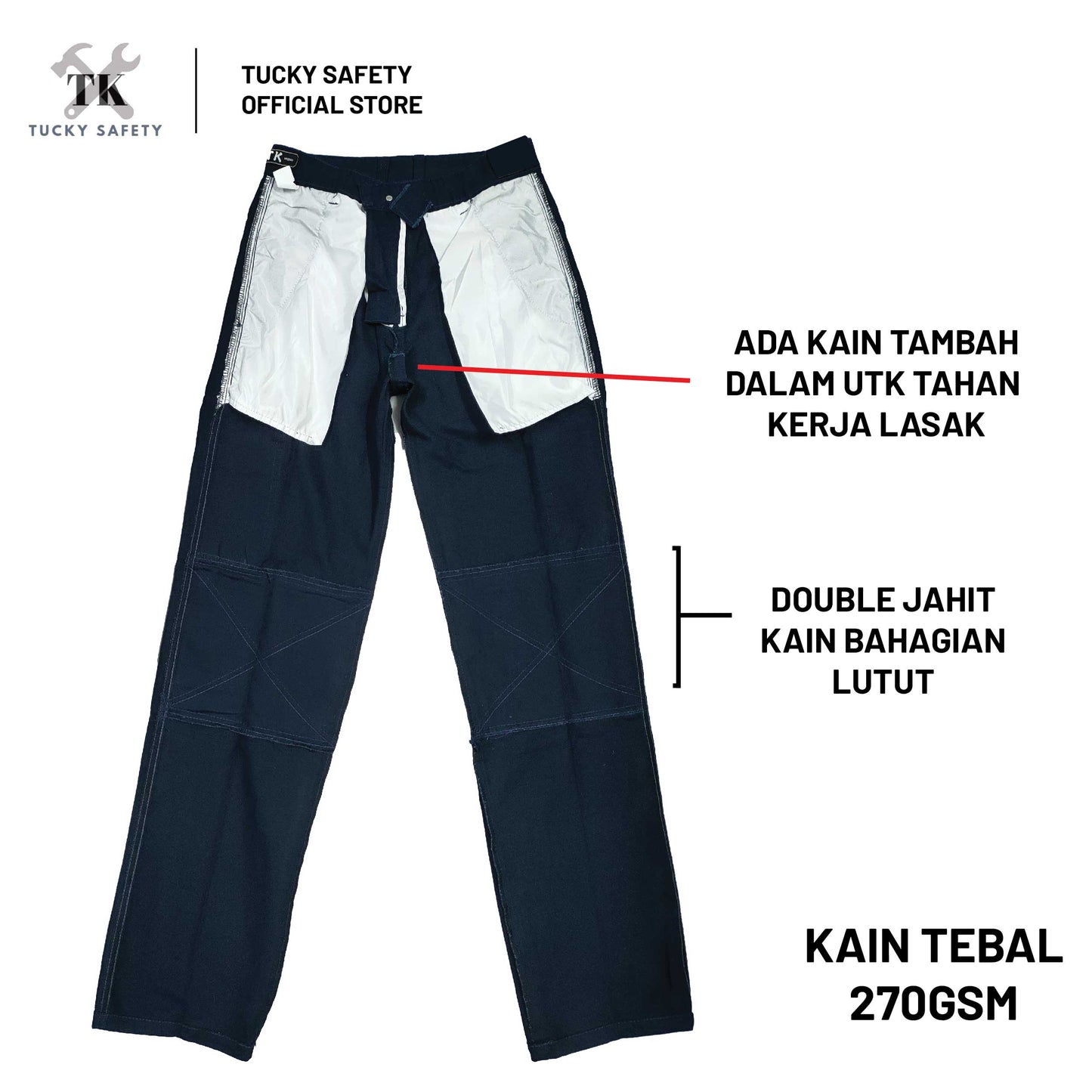 923 [ TK ] MEN'S HEAVY DUTY WORKING PANTS KAIN TEBAL THICK FABRIC CARGO PANTS  SELUAR KERJA SELUAR CARGO