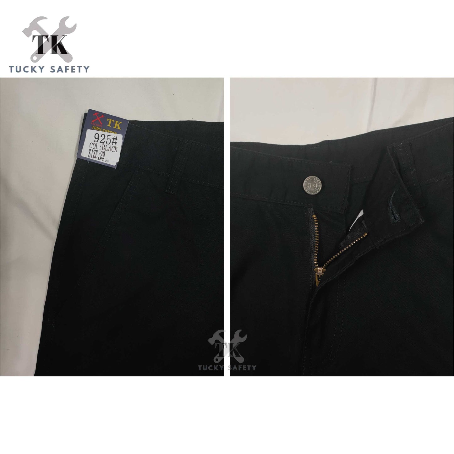 925 SERIES ( SIZE 28-50 ) MEN'S GREEN REFLECTIVE WORKING PANTS STRAIGHT CUT / CARGO PANTS / SELUAR KERJA LELAKI 反光带工作裤