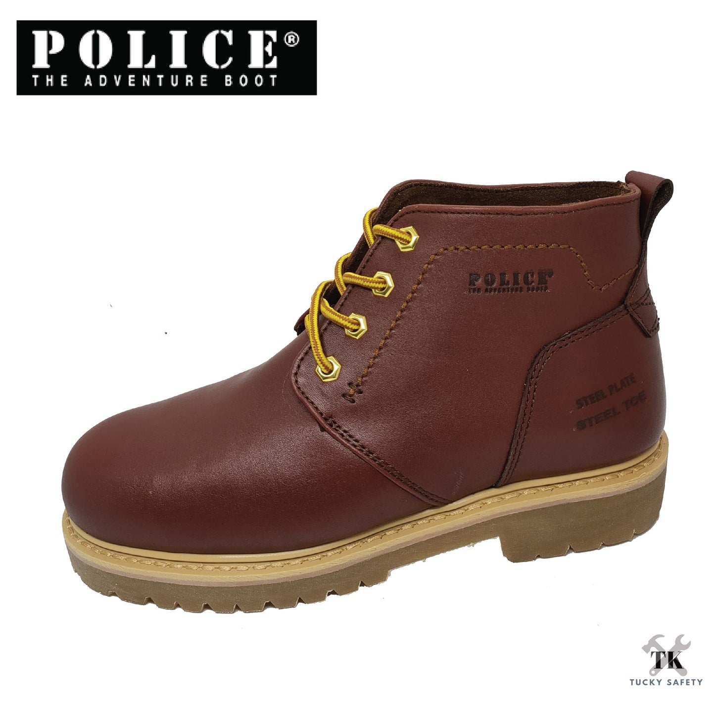 93452 SERIES - POLICE MEN'S SAFETY BOOT 93452 / MEN'S HEAVY DUTY SAFETY BOOT / KASUT KERJA SAFETY BOOT LELAKI