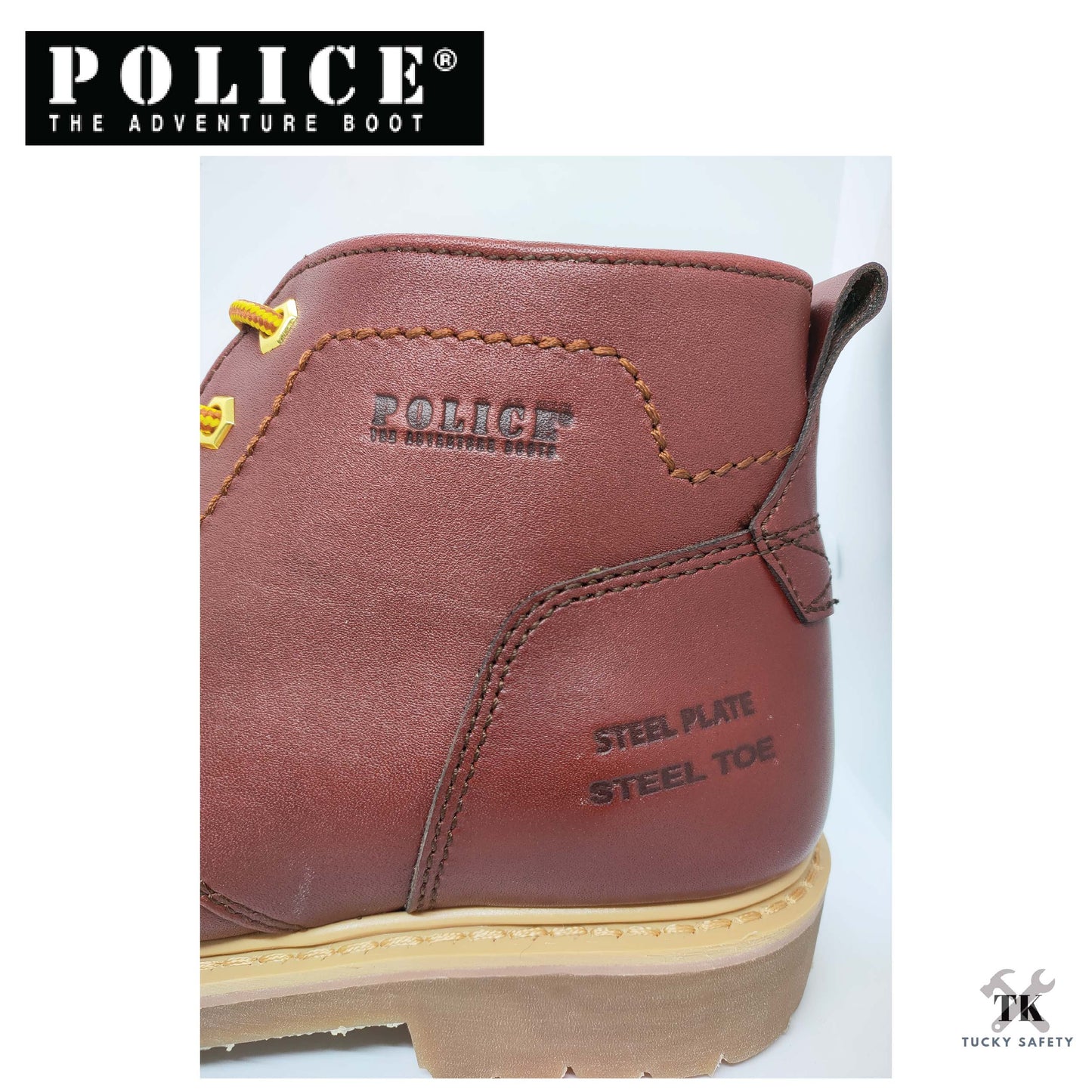 93452 SERIES - POLICE MEN'S SAFETY BOOT 93452 / MEN'S HEAVY DUTY SAFETY BOOT / KASUT KERJA SAFETY BOOT LELAKI