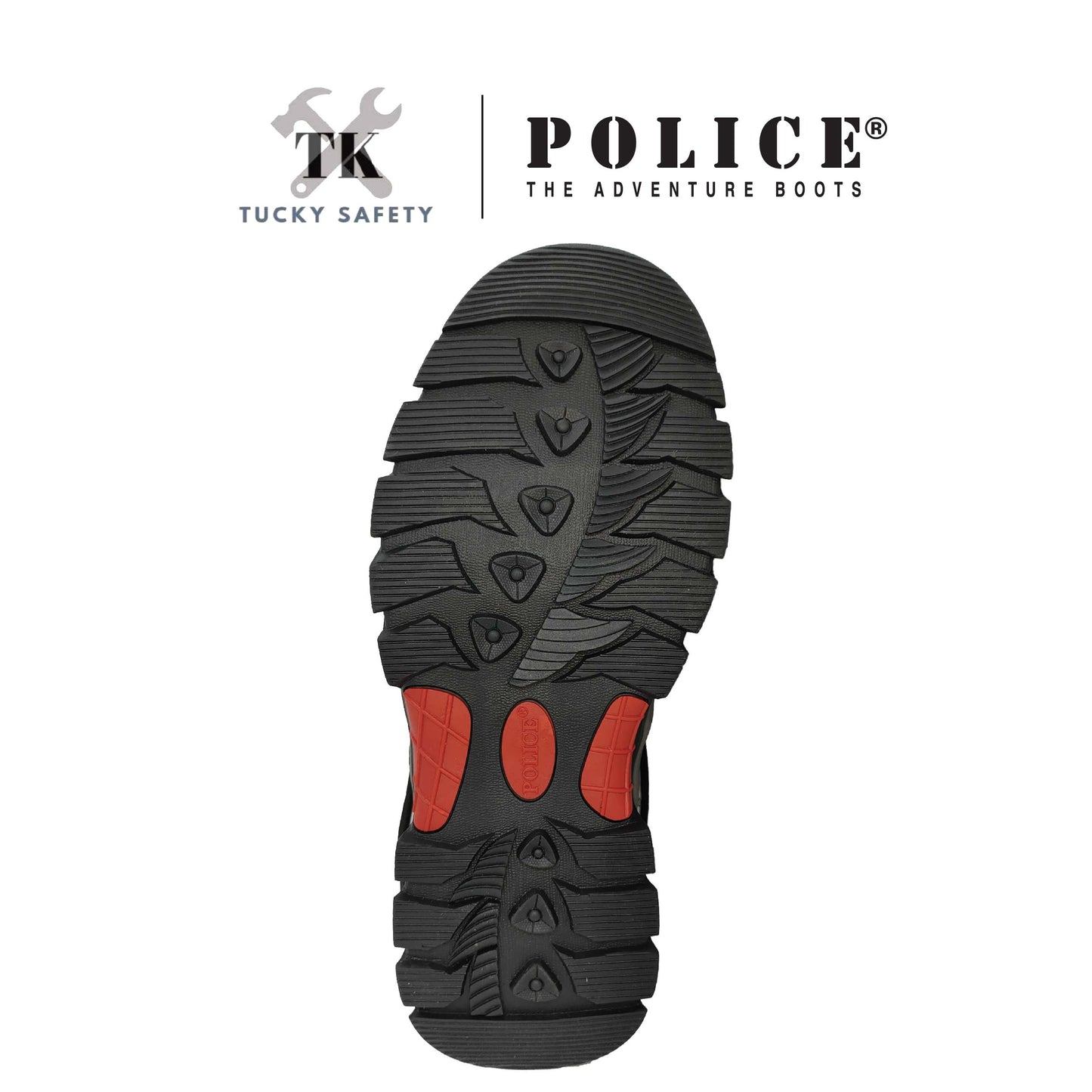 93580 SERIES [ POLICE ] SPORT SERIES STEEL TOE STEEL PLATE SIDE STITCHING SPORT LOOK SAFETY SHOE WITH REFLECTIVE