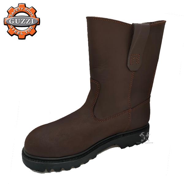 302 SERIES GUZZI SAFETY BOOT / HEAVY DUTY SAFETY BOOT / KASUT KERJA SAFETY BOOT 2058 - DARK BROWN