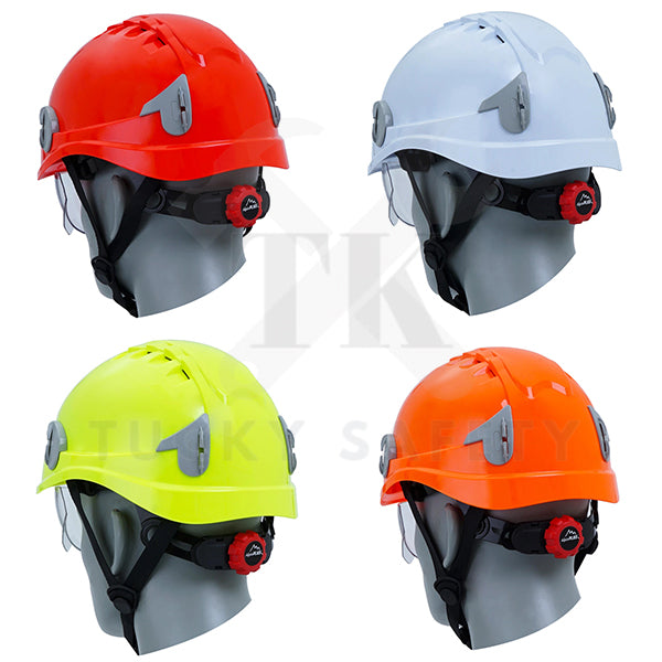 [ READY STOCK ] ALPIN PLUS SAFETY HELMET / HEAD PROTECTIVE / TOPI KESELAMATAN ( RED / WHITE / YELLOW / ORANGE )