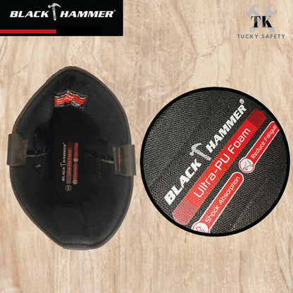 BH4666-CHL7 ( SIZE 5-12 ) BLACK HAMMER MEN'S HIGH CUT SLIP ON SAFETY SHOES / KASUT SAFETY LELAKI ( READY STOCK )