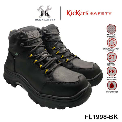 FL1998 SERIES [ KICKERS ] MEN SAFETY BOOT LACE UP HEAVY DUTY SAFETY BOOT