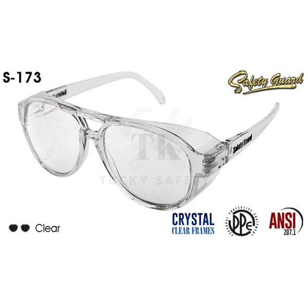 S-173 - SAFETY GUARD SUNGLASSES / WORK EYEWEAR PROTECTIVE PROTECTION GOGGLE SPECTACLES / CERMIN MATA KERJA