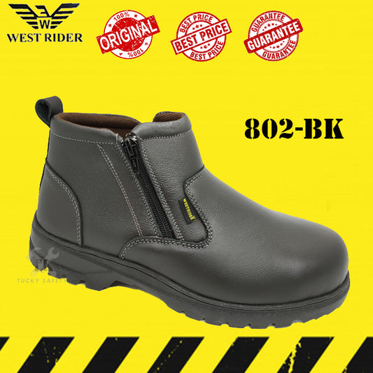 WR303-BK WEST RIDER WOMEN'S SAFETY BOOT / KASUT SAFETY KERJA PEREMPUAN / WOMEN'S LEATHER SAFETY BOOT