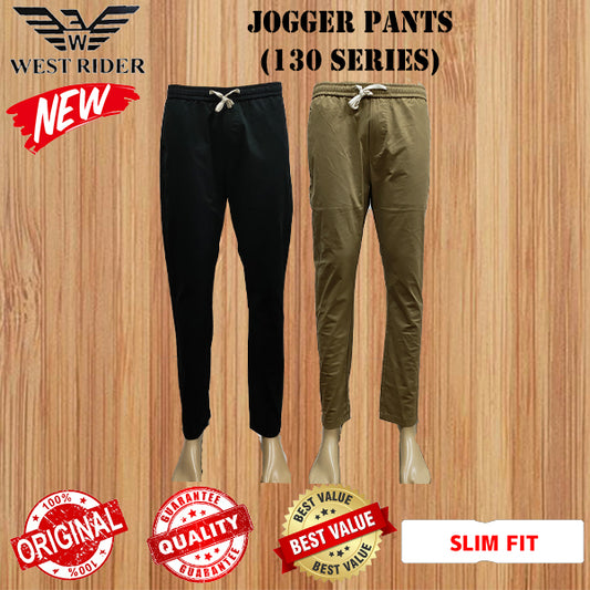 130 SERIES - WEST RIDER UNISEX STRETCHABLE LONG JOGGER PANTS 4 POCKET/ SELUAR PANJANG JOGGING 4 POKET UNISEX