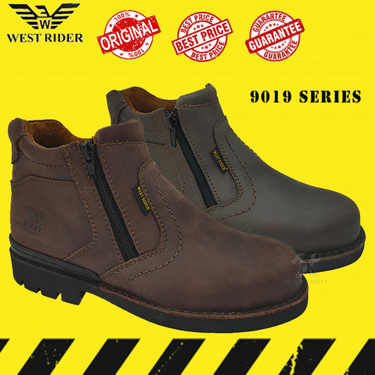 WR9019 - WEST RIDER SAFETY BOOT / KASUT SAFETY KERJA / LEATHER SAFETY BOOT HEAVY DUTY