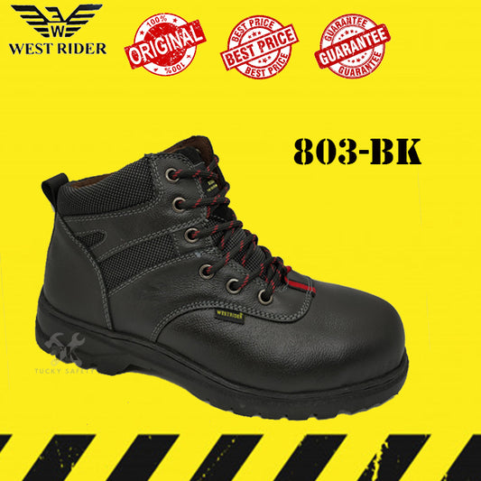 WR302-BK WEST RIDER WOMEN'S SAFETY BOOT / KASUT SAFETY KERJA PEREMPUAN / WOMEN'S LEATHER SAFETY BOOT