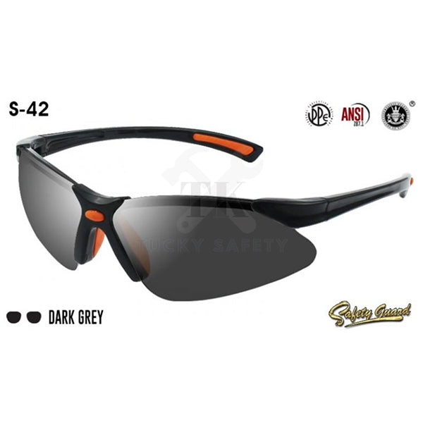 S-42 - SAFETY GUARD SUNGLASSES / WORK EYEWEAR PROTECTIVE PROTECTION GOGGLE SPECTACLES / CERMIN MATA KERJA