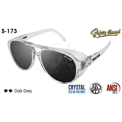 S-173 - SAFETY GUARD SUNGLASSES / WORK EYEWEAR PROTECTIVE PROTECTION GOGGLE SPECTACLES / CERMIN MATA KERJA