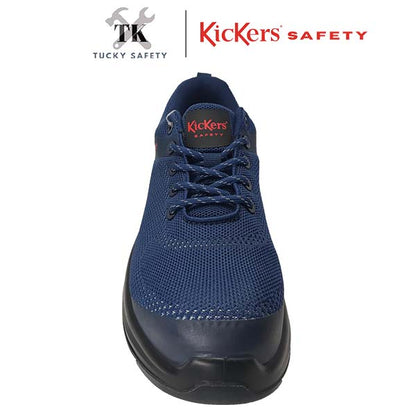 AS2528 [ KICKERS SAFETY ] LIGHT WEIGHT SPORT SAFETY SHOES ESD LELAKI LACES LOW CUT DESIGN SUKAN KASUT KESELAMATAN