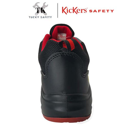 AS25011 [ KICKERS SAFETY ] LIGHT WEIGHT SPORT SAFETY SHOES ESD LELAKI LACES LOW CUT DESIGN SUKAN KASUT KESELAMATAN
