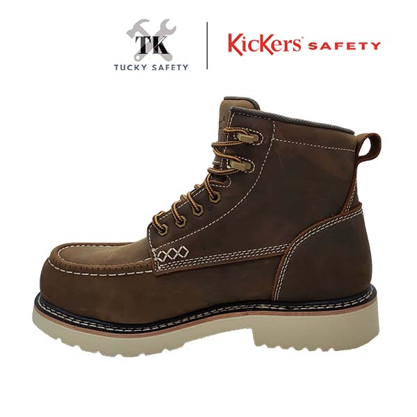 FL2840-BR [ KICKERS ] MEN SAFETY BOOT LACE UP HEAVY DUTY SAFETY BOOT