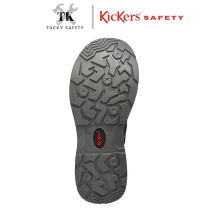 AS2512 [ KICKERS SAFETY ] LIGHT WEIGHT SPORT SAFETY SHOES ESD LELAKI LACES MID CUT DESIGN SUKAN KASUT KESELAMATAN