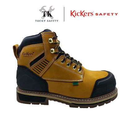 FL2986 SERIES [ KICKERS ] MEN SAFETY BOOT LACE UP HEAVY DUTY SAFETY BOOT