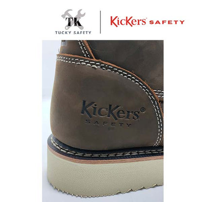 FL2840-BR [ KICKERS ] MEN SAFETY BOOT LACE UP HEAVY DUTY SAFETY BOOT