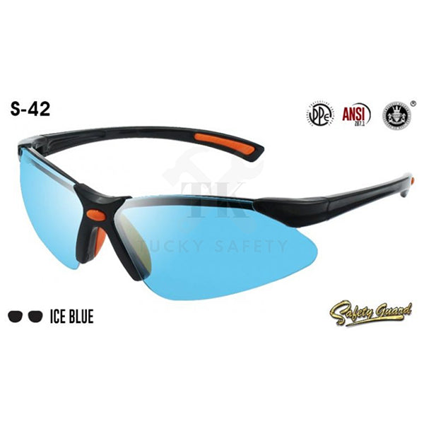 S-42 - SAFETY GUARD SUNGLASSES / WORK EYEWEAR PROTECTIVE PROTECTION GOGGLE SPECTACLES / CERMIN MATA KERJA