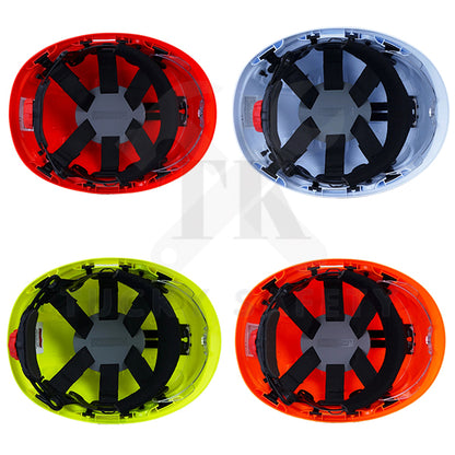 [ READY STOCK ] ALPIN PLUS SAFETY HELMET / HEAD PROTECTIVE / TOPI KESELAMATAN ( RED / WHITE / YELLOW / ORANGE )