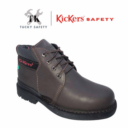 KK600 [ KICKERS ] MEN SAFETY BOOT LACE UP HEAVY DUTY STEEL TOE STEEL PLATE HEAT RESISTANT SLIP RESISTANT SAFETY BOOT