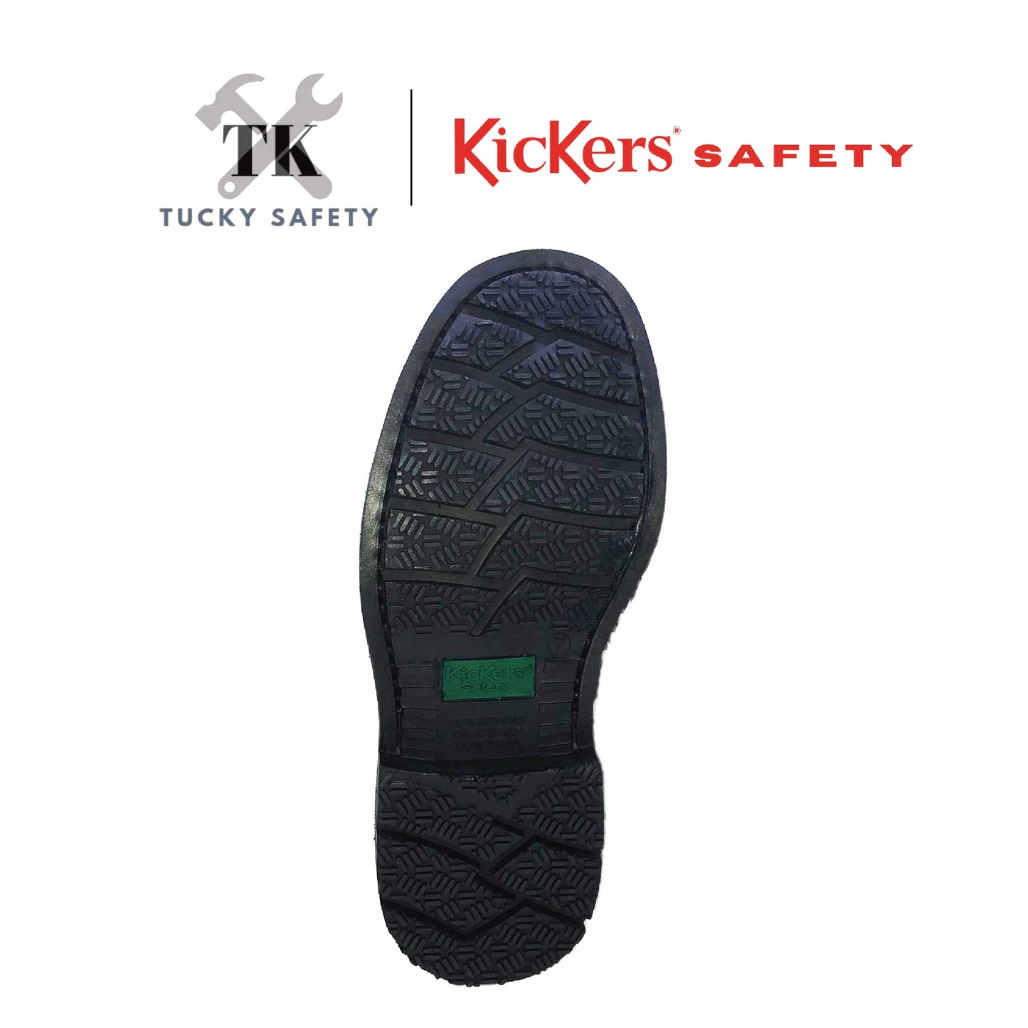 KK601 [ KICKERS ] MEN SAFETY BOOT ZIP HEAVY DUTY STEEL TOE STEEL PLATE HEAT RESISTANT SLIP RESISTANT SAFETY BOOT MID CUT