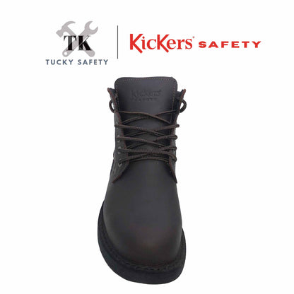 KK602 [ KICKERS ] MEN SAFETY BOOT LACE UP HEAVY DUTY STEEL TOE STEEL PLATE HEAT RESISTANT SLIP RESISTANT SAFETY BOOT