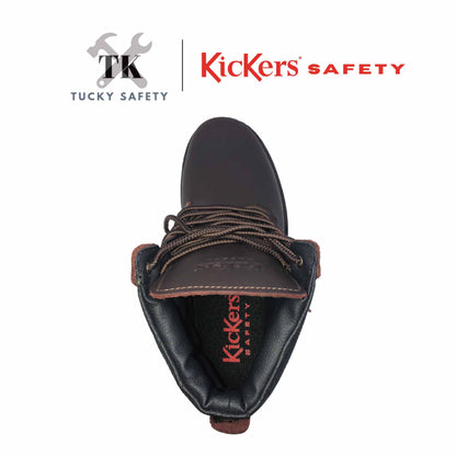 KK602 [ KICKERS ] MEN SAFETY BOOT LACE UP HEAVY DUTY STEEL TOE STEEL PLATE HEAT RESISTANT SLIP RESISTANT SAFETY BOOT