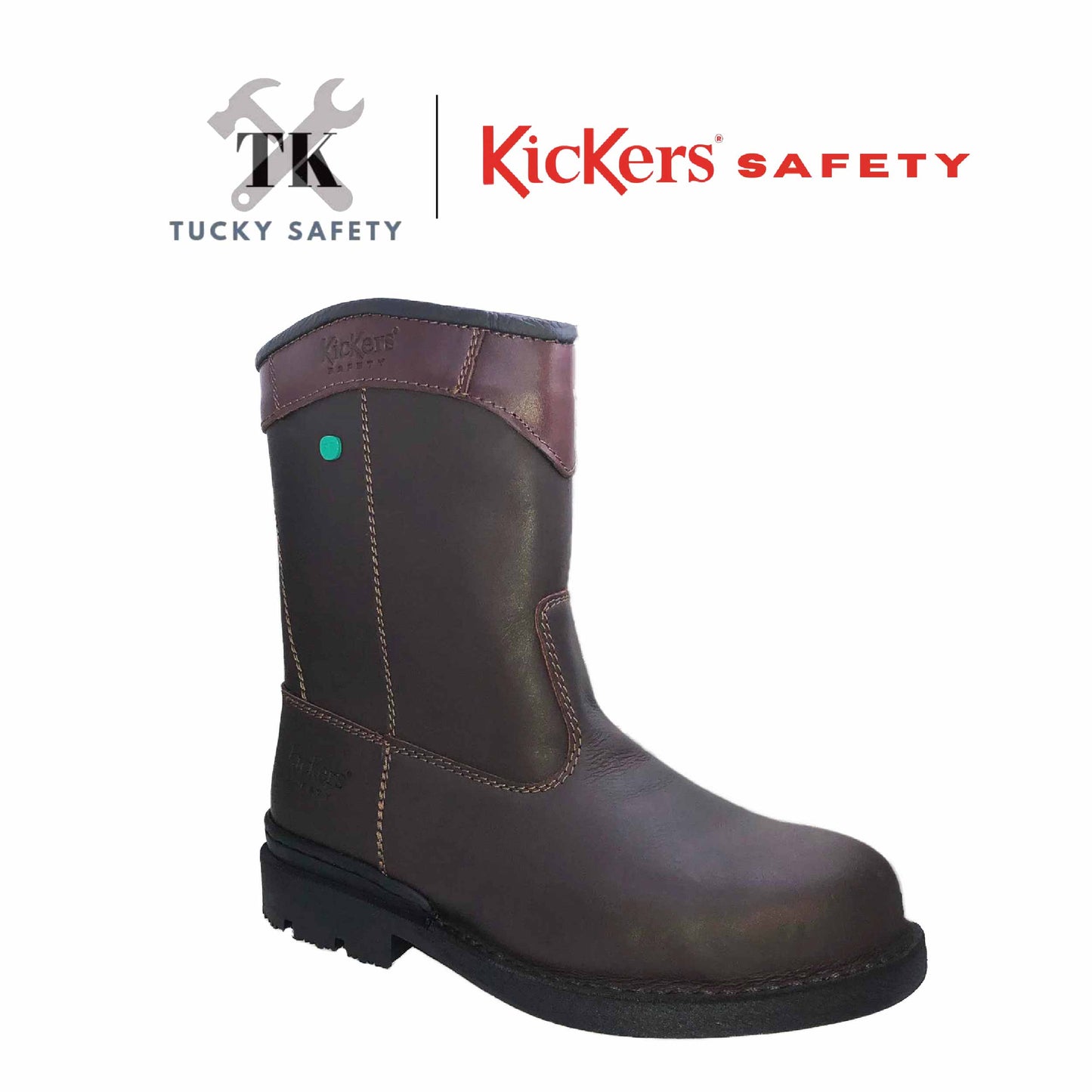 KK603 [ KICKERS ] MEN SAFETY BOOT HIGH CUT HEAVY DUTY STEEL TOE STEEL PLATE HEAT RESISTANT SLIP RESISTANT SAFETY BOOT
