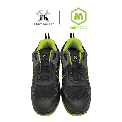 M-211 [ MODASAFE ] EXTREMELY LIGHT SPORT SAFETY SHOE ESD SIRIM DOSH WORK SHOE NON-METALLIC PROTECTIVE MIDSOLE