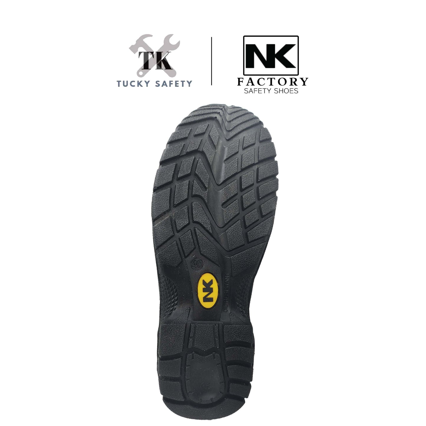 NK-3-BRW NK SAFETY SHOES STEEL TOE CAP SAFETY BOOT STEEL PLATE PU SOLE / KASUT SAFETY KERJA ARTIFICIAL LEATHER