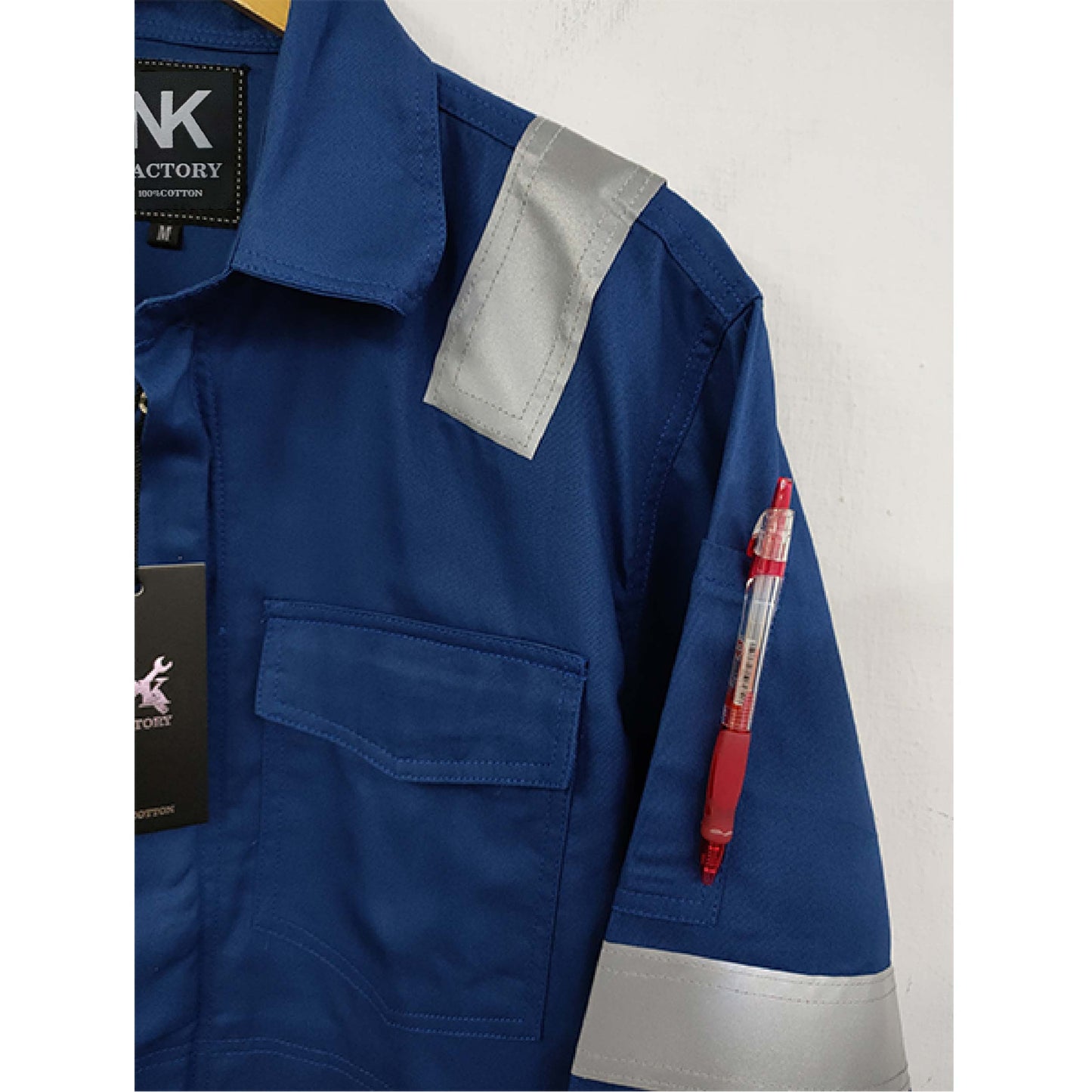 2869K Button - SIZE XS - 6XL PPE SAFETY JACKET / BAJU KERJA / CLOTHES ( BUTTON SERIES )