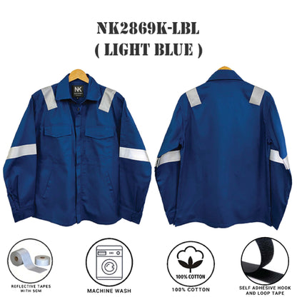 SIZE XS - 6XL PPE SAFETY JACKET / BAJU KERJA / CLOTHES 2869K SERIES