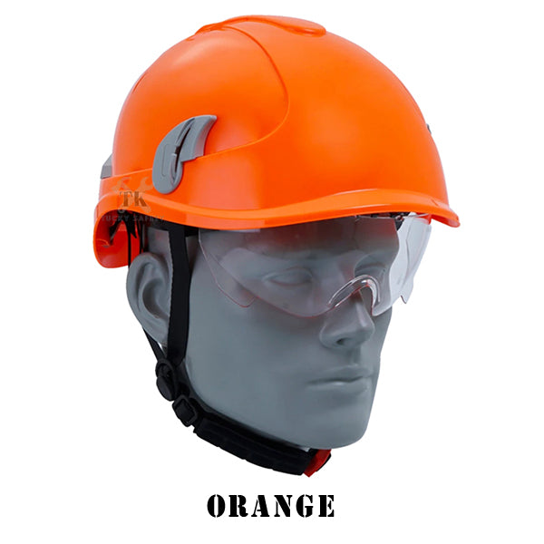 [ READY STOCK ] ALPIN PLUS SAFETY HELMET / HEAD PROTECTIVE / TOPI KESELAMATAN ( RED / WHITE / YELLOW / ORANGE )