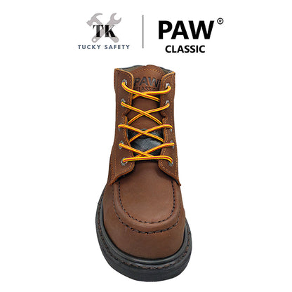 P121-LBR [ PAW CLASSIC ] MEN'S HEAVY DUTY SAFETY BOOT / KASUT KERJA LELAKI SAFETY BOOT STEEL TOE STEEL PLATE SAFETY BOOT