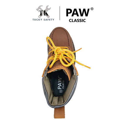 P121-LBR [ PAW CLASSIC ] MEN'S HEAVY DUTY SAFETY BOOT / KASUT KERJA LELAKI SAFETY BOOT STEEL TOE STEEL PLATE SAFETY BOOT
