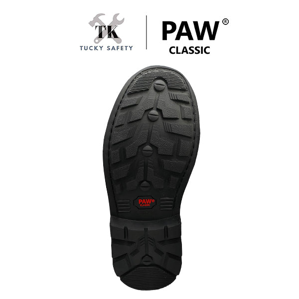 P121-LBR [ PAW CLASSIC ] MEN'S HEAVY DUTY SAFETY BOOT / KASUT KERJA LELAKI SAFETY BOOT STEEL TOE STEEL PLATE SAFETY BOOT