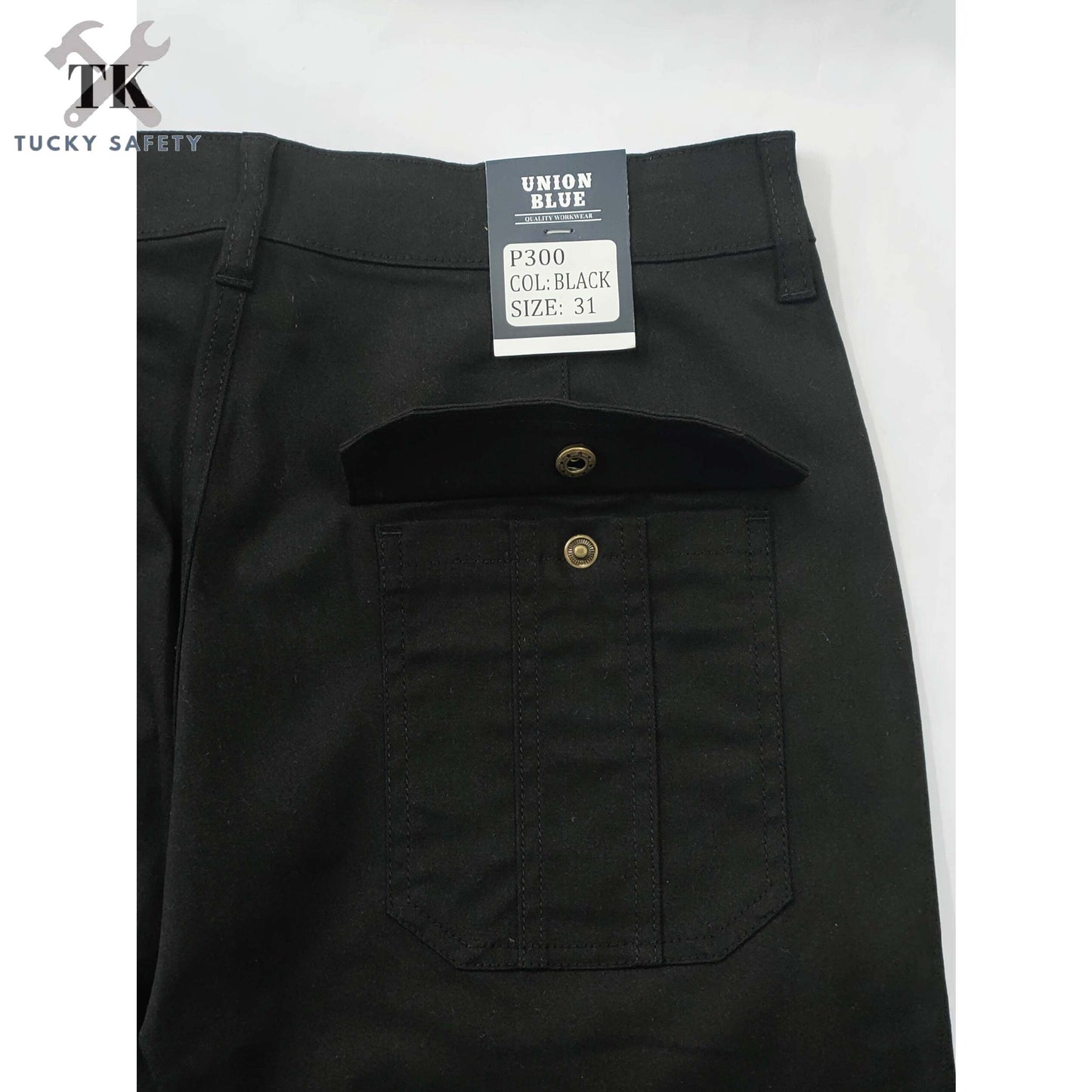 P300 [ READY STOCK ] CARGO 6 POCKETS SLIM STRETCHABLE WORKING LONG PANTS / CARGO PANTS / SELUAR PANJANG KERJA